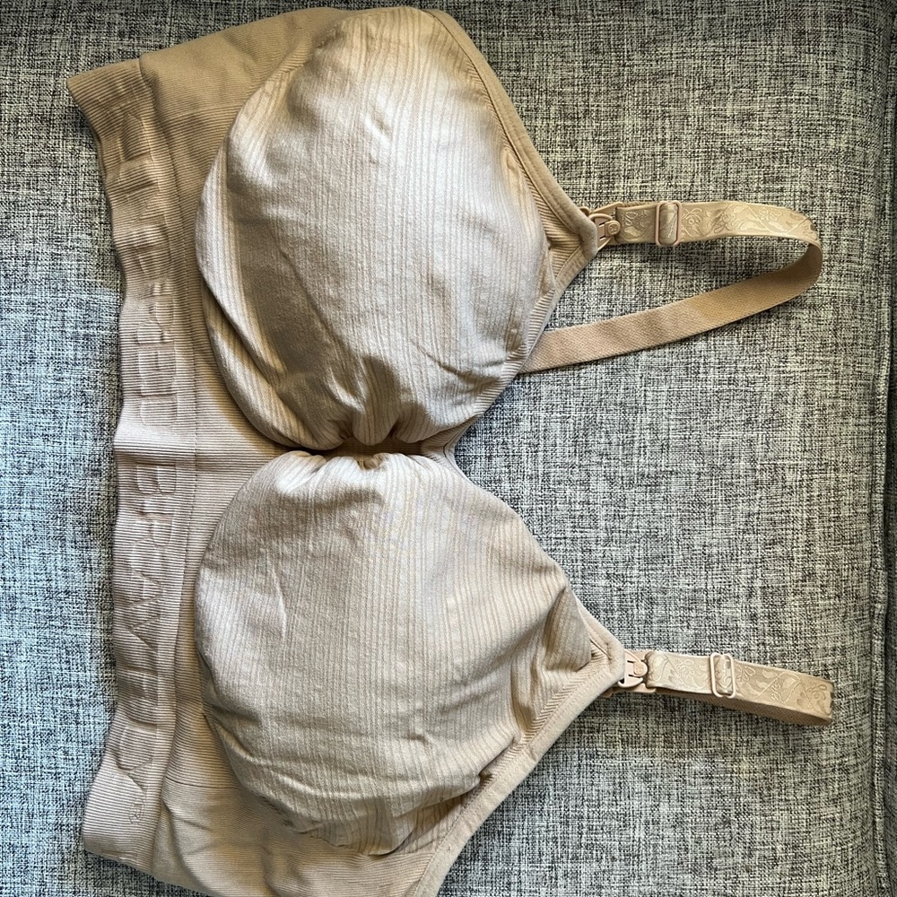 GUC Kindred Bravely Sublime® Hands-Free Pumping & Nursing Bra - Nude XL Busty